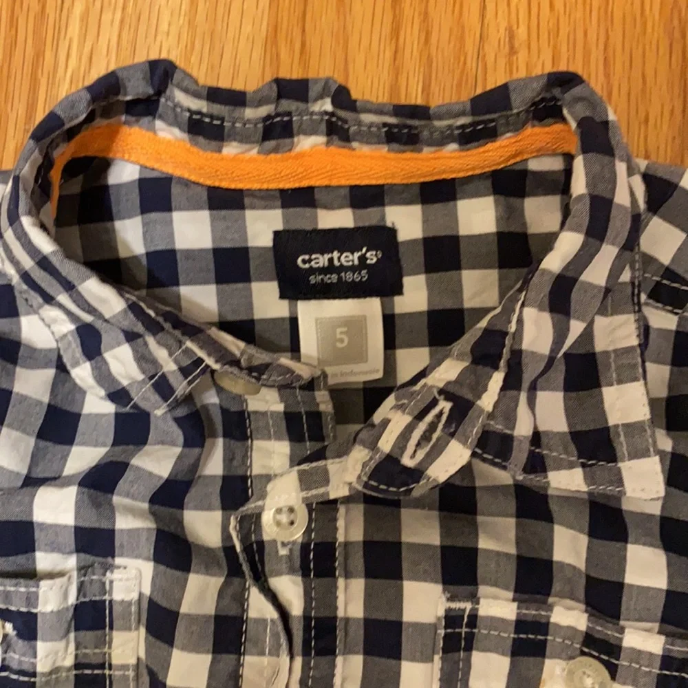 Carter’s Navy/White Buttondown Shirt